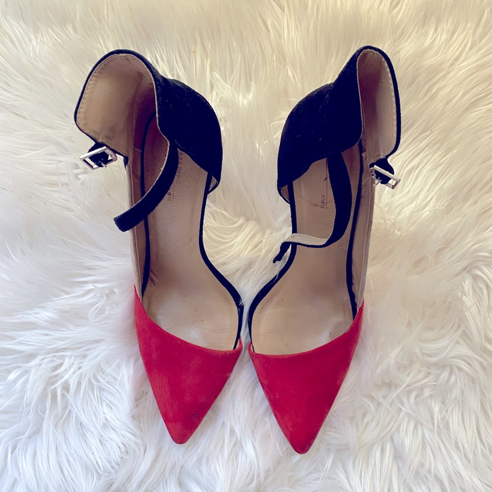 Zara ankle strap heels